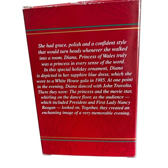 CARLTON CARDS 1998 Princess Diana Timeless Beauty No. 77 Collector's Ornament - Picture 7 of 8